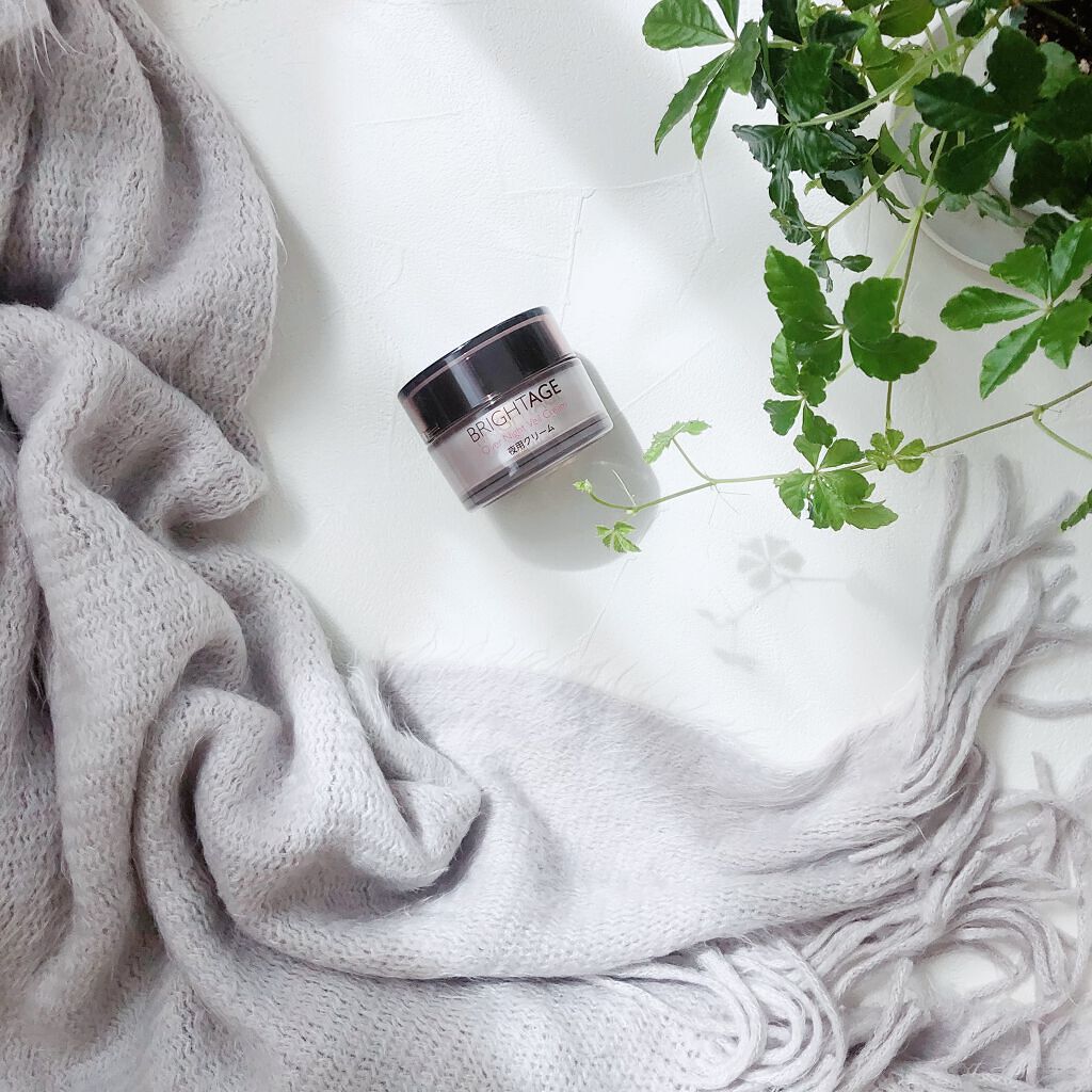 オーバーナイト ヴェールクリーム/BRIGHTAGE/フェイスクリームを使ったクチコミ（1枚目）