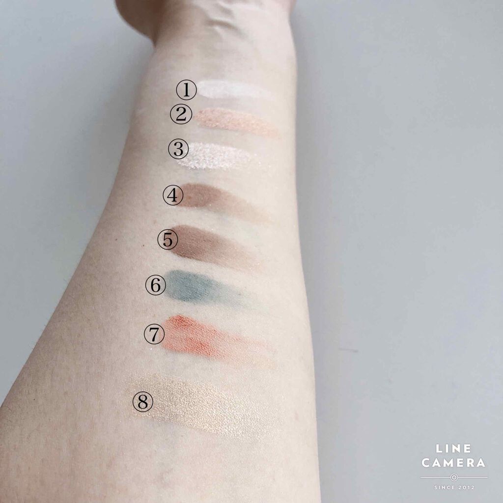 ミニチョコレートアイシャドウパレット チョコミント/MAKEUP REVOLUTION/アイシャドウパレットを使ったクチコミ（2枚目）