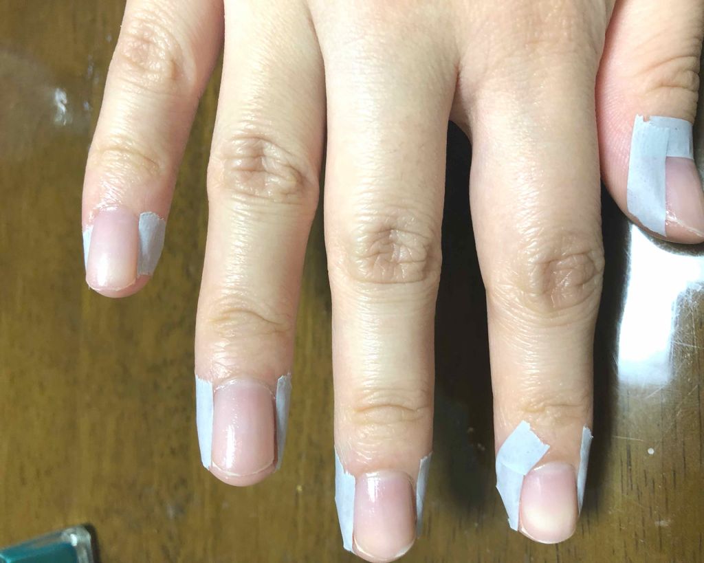 カンコレ 水性ネイルカラー/DAISO/マニキュアを使ったクチコミ（2枚目）