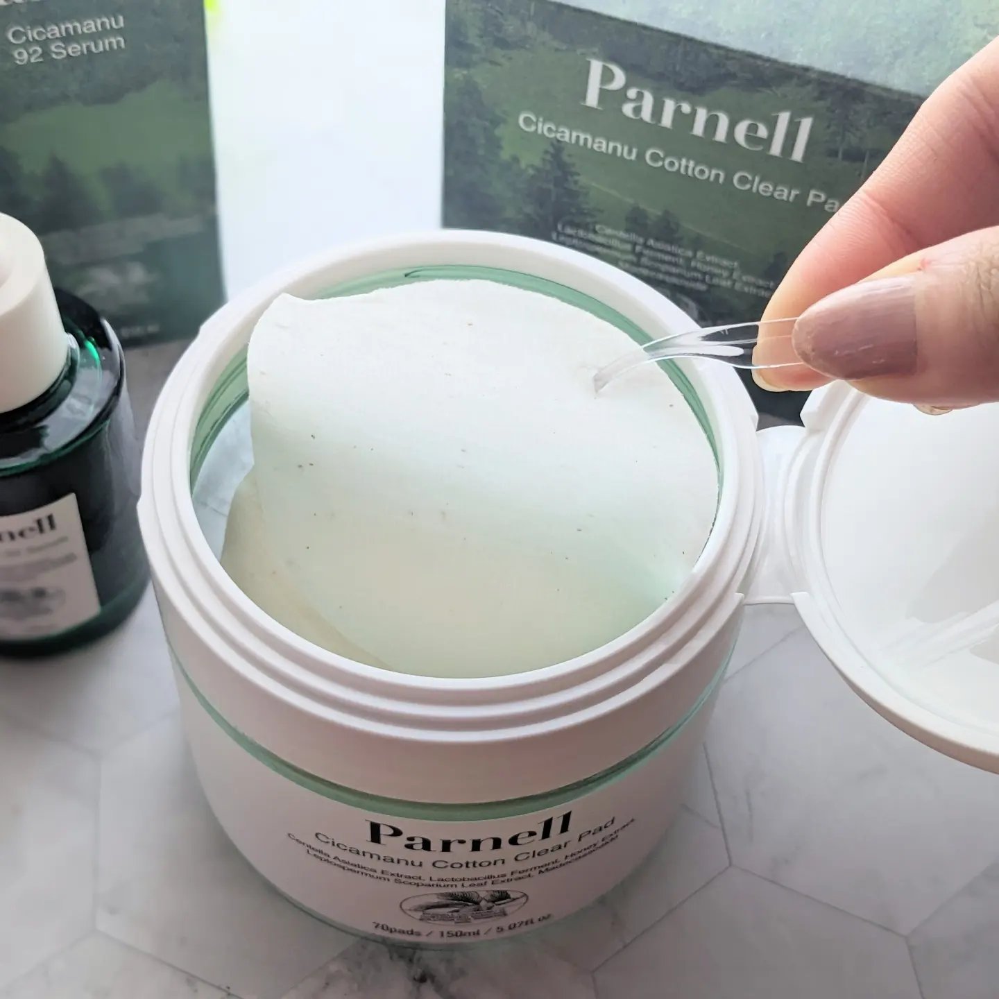 シカマヌ　コットンクリアパッド/parnell/トナーパッドを使ったクチコミ（2枚目）