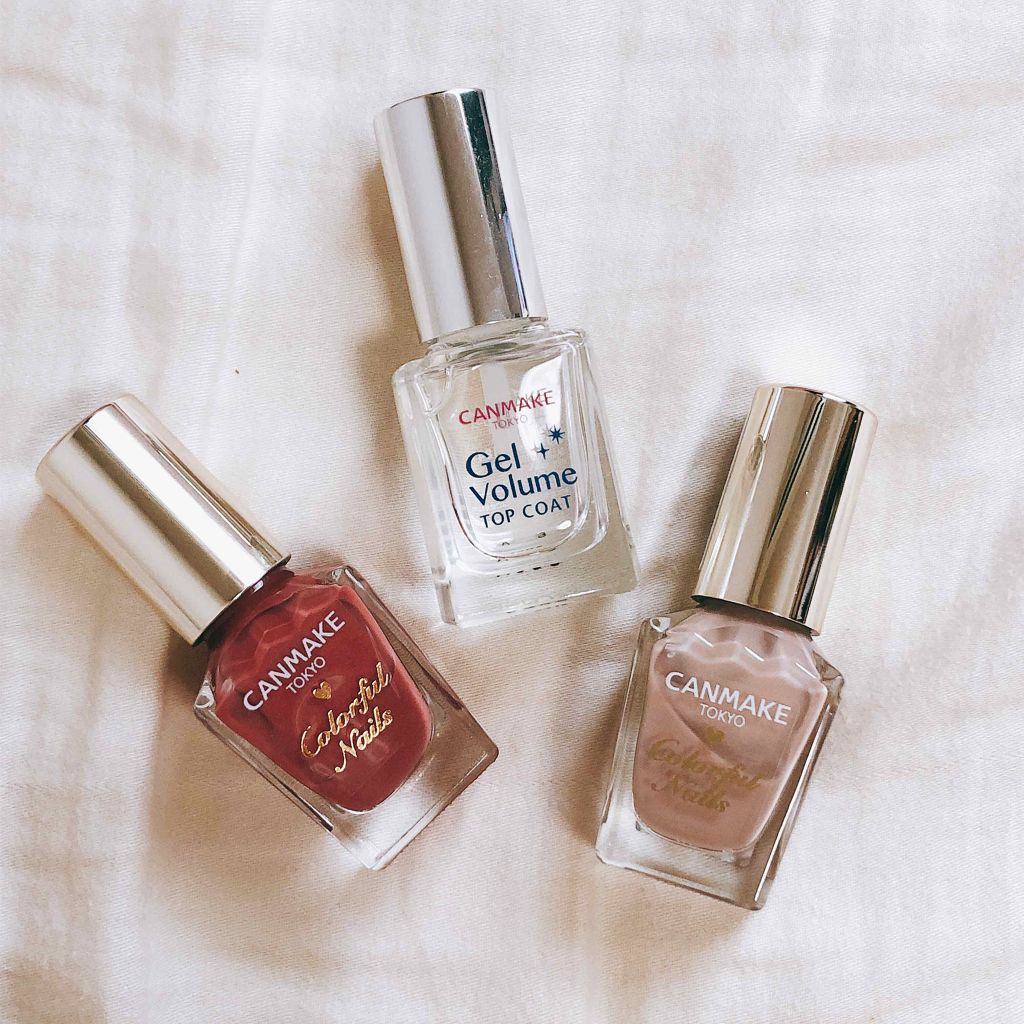 ジェルボリュームトップコート/キャンメイク/ネイルトップコートを使ったクチコミ（1枚目）
