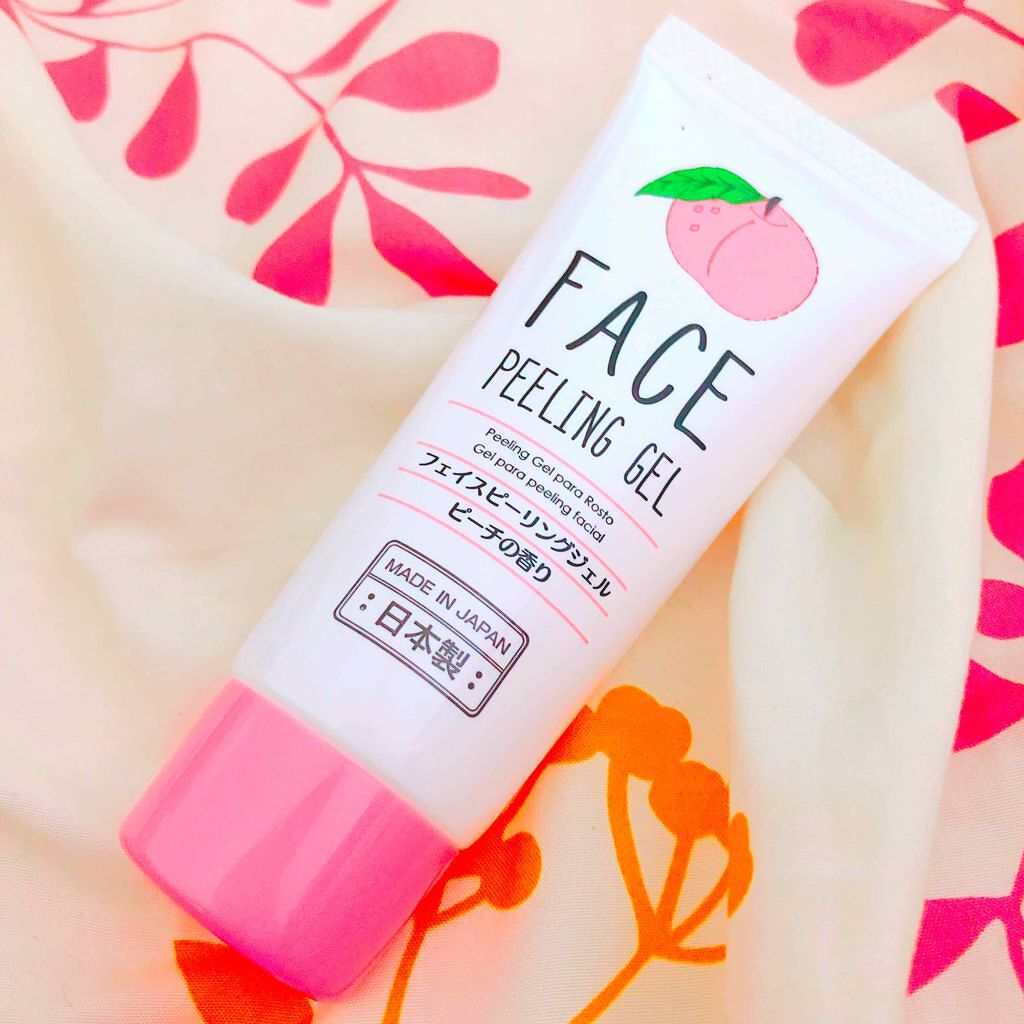 フェイスピーリングジェル ピーチの香り/DAISO/ピーリングを使ったクチコミ(1枚目)