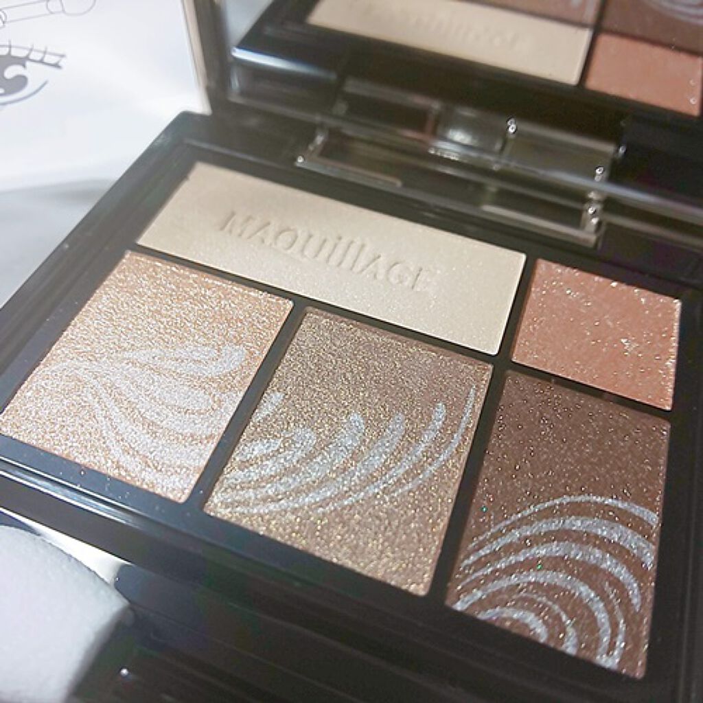 ドラマティックスタイリングアイズ BE303 リッチカフェラテ/マキアージュ/アイシャドウパレットを使ったクチコミ（1枚目）