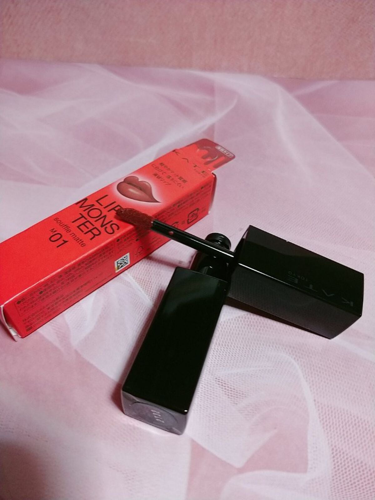 リップモンスター スフレマット/KATE/口紅を使ったクチコミ(1枚目)