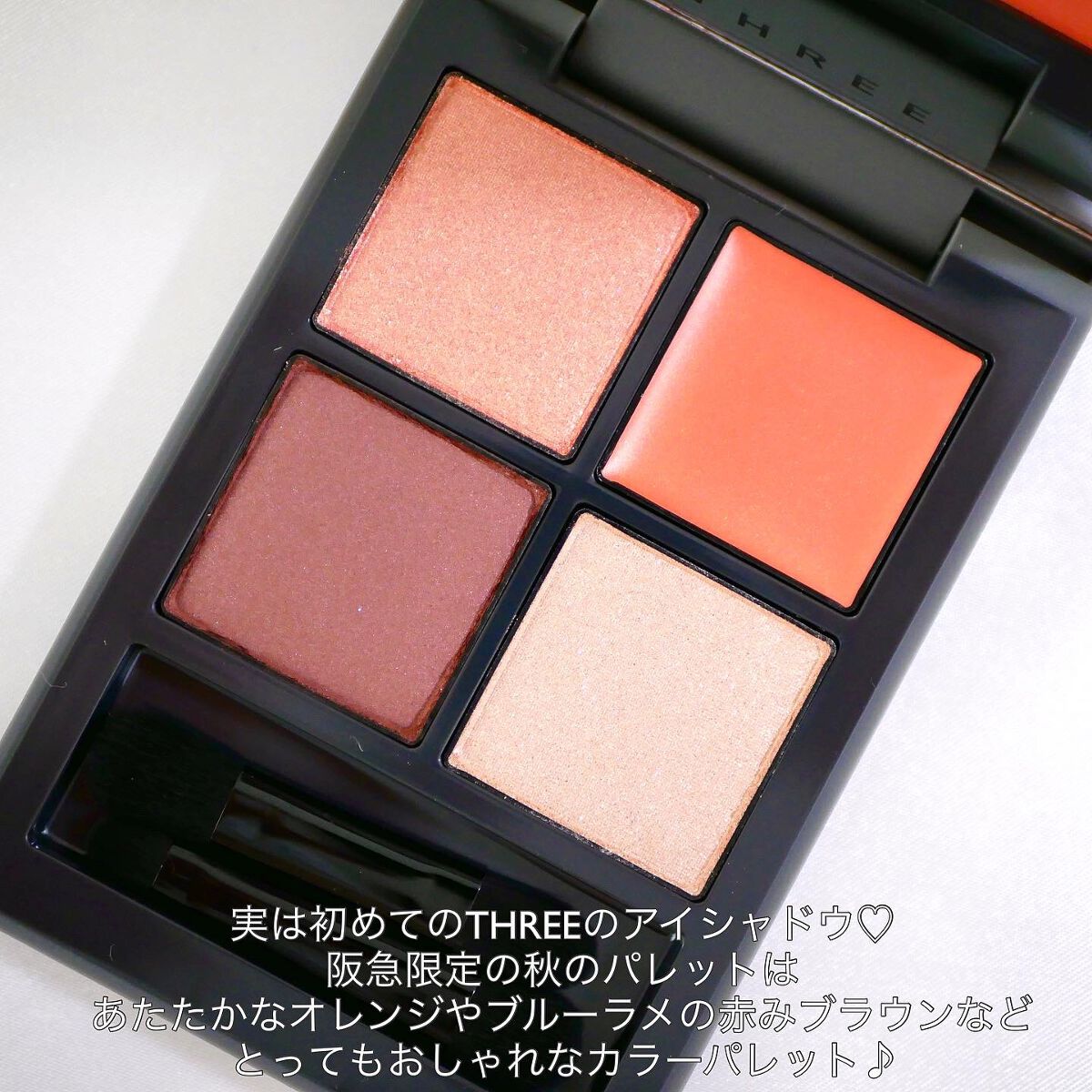 ディメンショナルビジョンアイパレット/THREE/アイシャドウパレットを使ったクチコミ(2枚目)