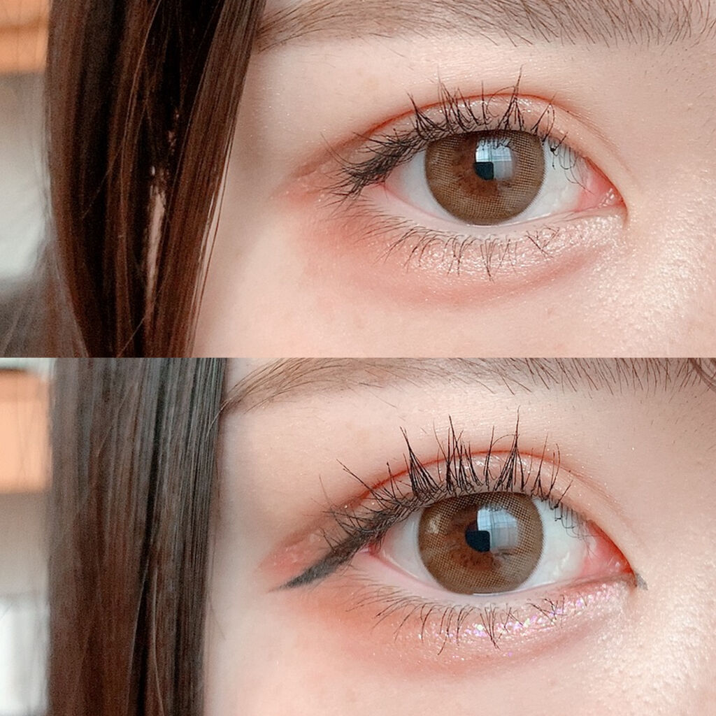 極細 アイライナーR 00 ブラウンブラック/CEZANNE/リキッドアイライナーを使ったクチコミ（3枚目）