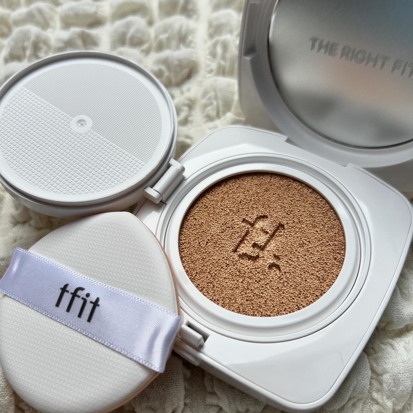 レイヤリングフィットカバークッションEX/TFIT/クッションファンデーションを使ったクチコミ（2枚目）