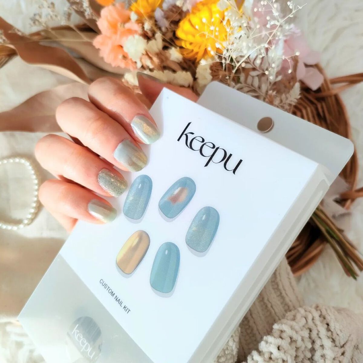 セルフカスタム ネイルシール/KEEPU/ネイルシールを使ったクチコミ（2枚目）