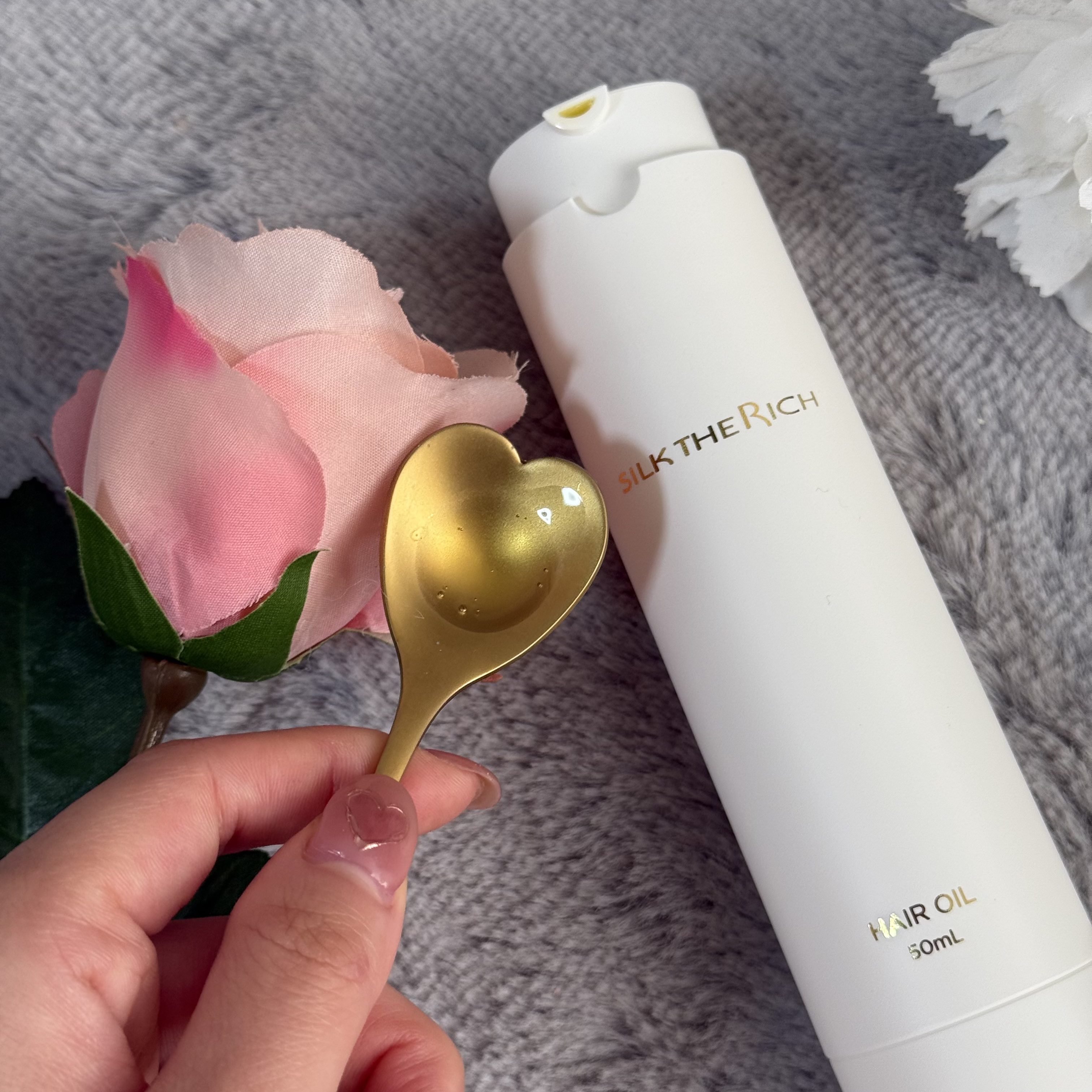 ザ・リッチ ヘアオイルGPF/SILK THE RICH/ヘアオイルを使ったクチコミ（3枚目）