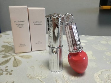 フォーエヴァージューシー オイルルージュ/JILL STUART/口紅を使ったクチコミ（2枚目）