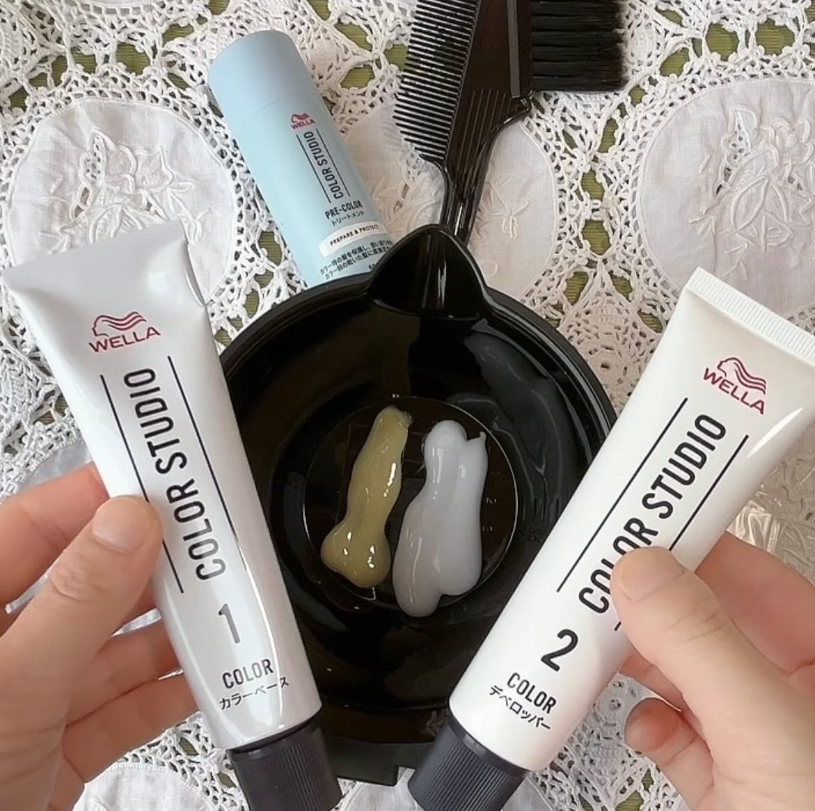 もふるん on LIPS 「WELLACOLORSTUDIOを使いました。カラーはルーセン..」(2枚目)