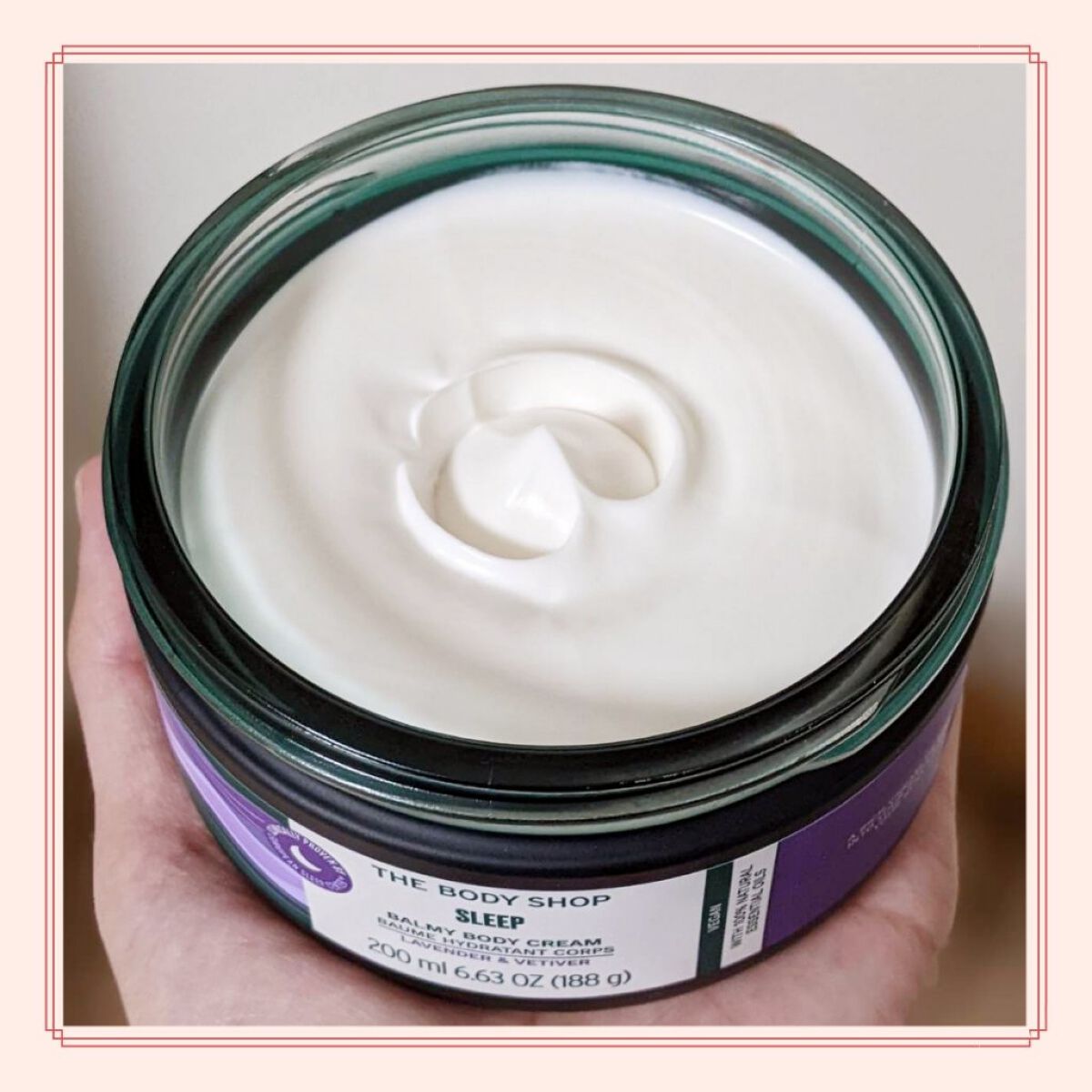 ウェルネス バーミィボディクリーム ラベンダー＆ベチバー/THE BODY SHOP/ボディクリームを使ったクチコミ（2枚目）