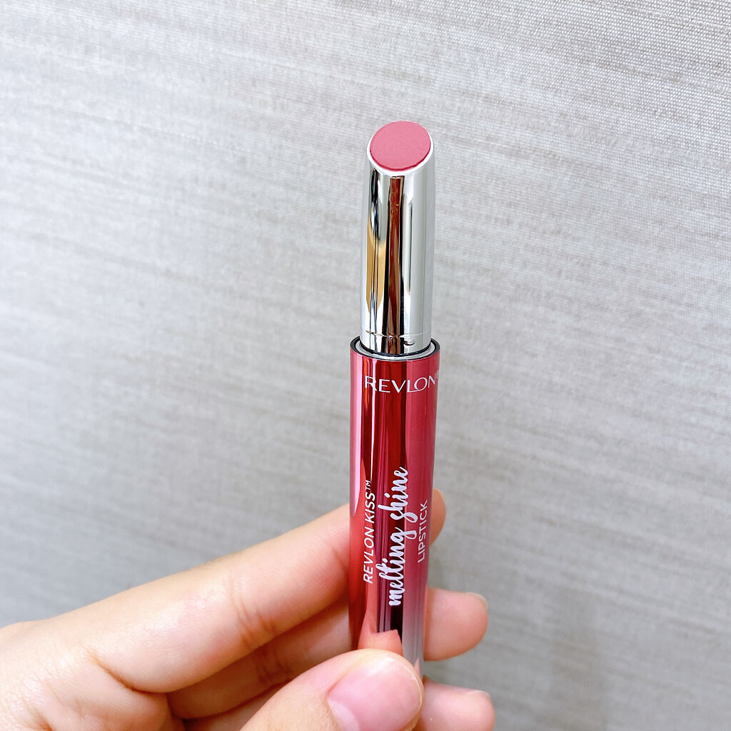 キス メルティング シャイン リップスティック 007 ピンク トパーズ/REVLON/口紅を使ったクチコミ（1枚目）