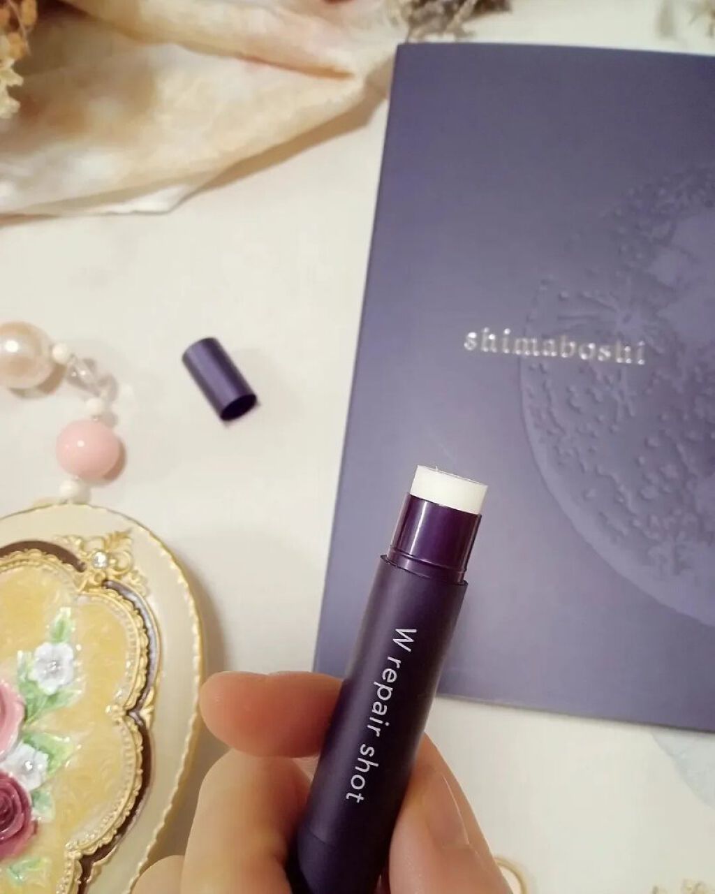 Wリペアショット/shimaboshi/美容液を使ったクチコミ（2枚目）