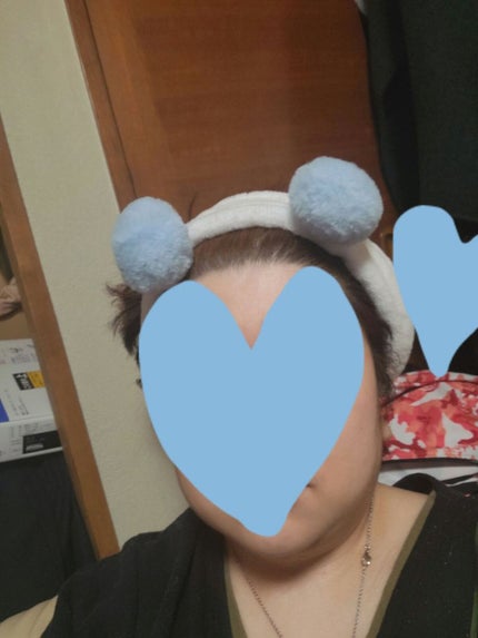 ふわふわヘアターバン/DAISO/ヘアアクセサリーを使ったクチコミ(3枚目)