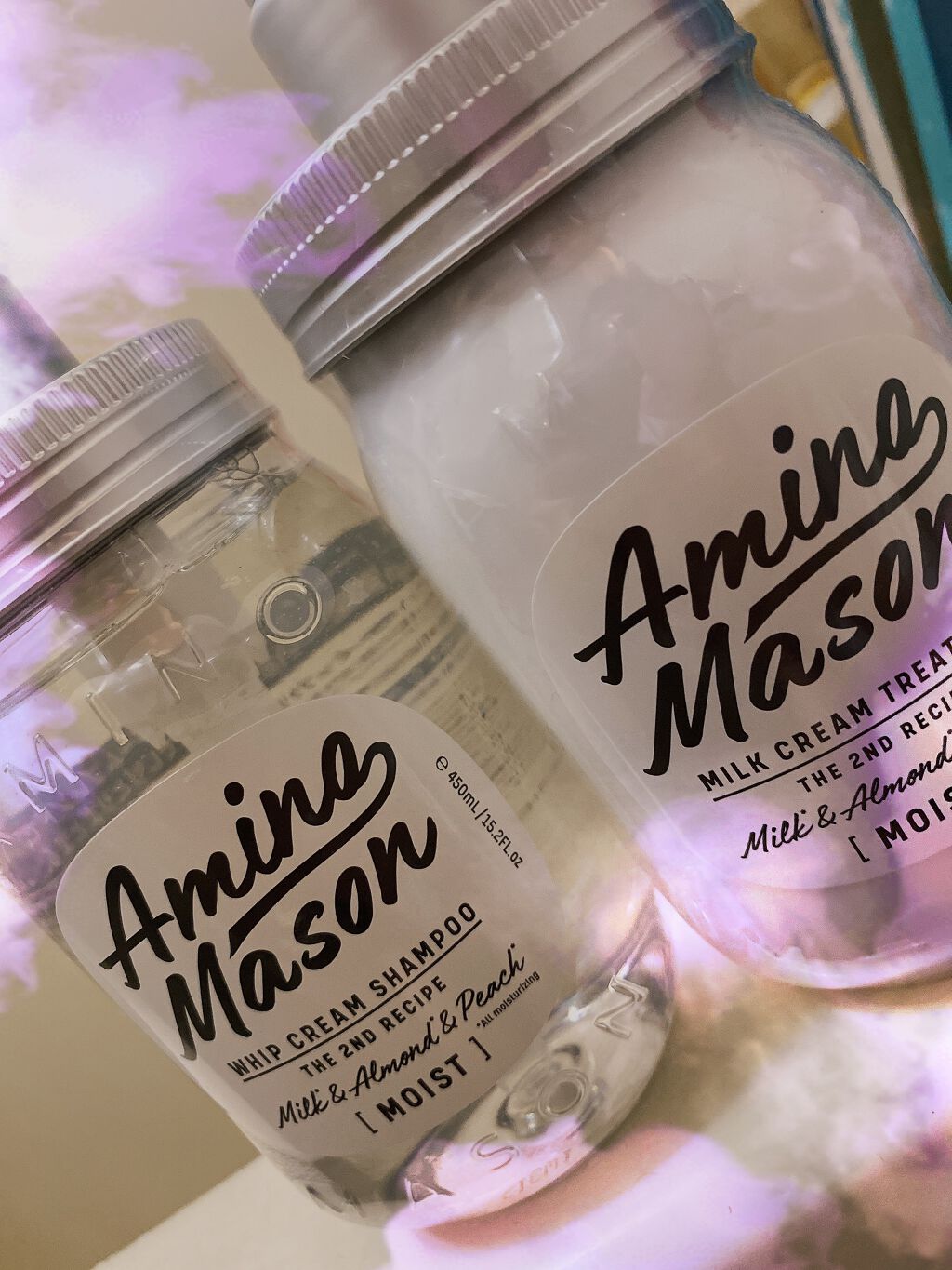 アミノメイソン ディープモイスト ホイップクリーム シャンプー/ミルククリーム ヘアトリートメント/アミノメイソン/市販シャンプーを使ったクチコミ（1枚目）