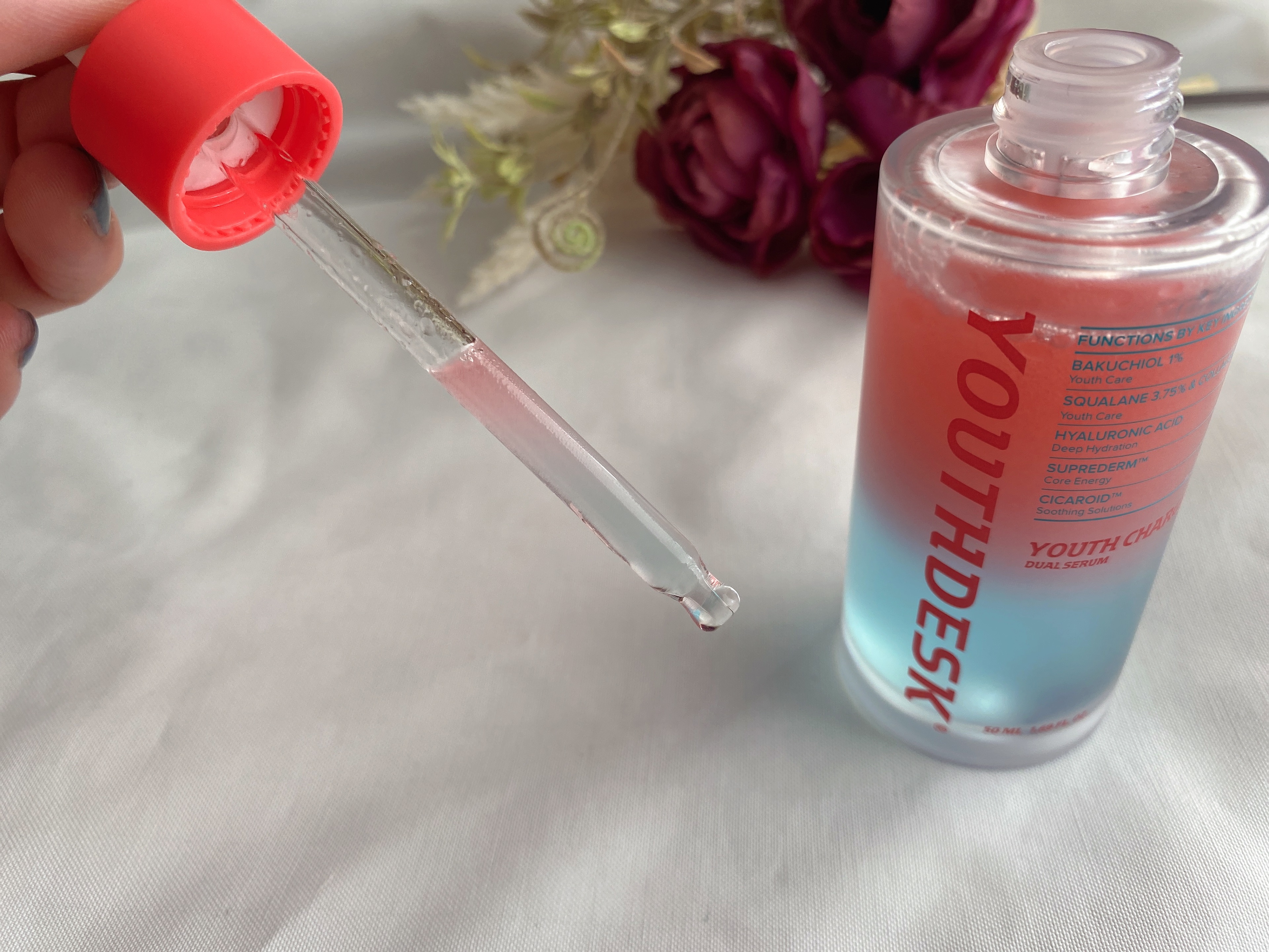 ユースチャージャーデュアルセラム/YOUTHDESK/美容液を使ったクチコミ（3枚目）