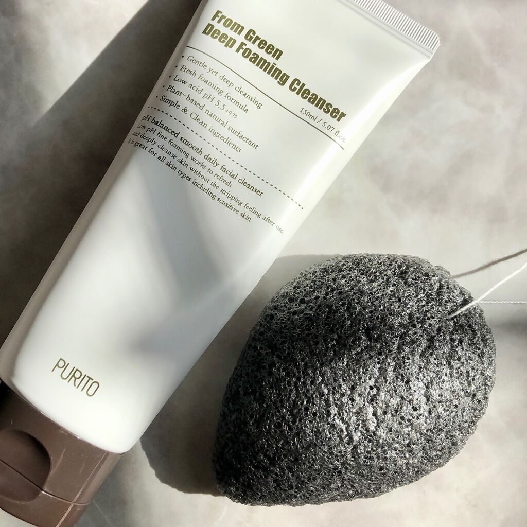 フロムグリーン ディープフォームクレンザー/PURITO/洗顔フォームを使ったクチコミ(1枚目)