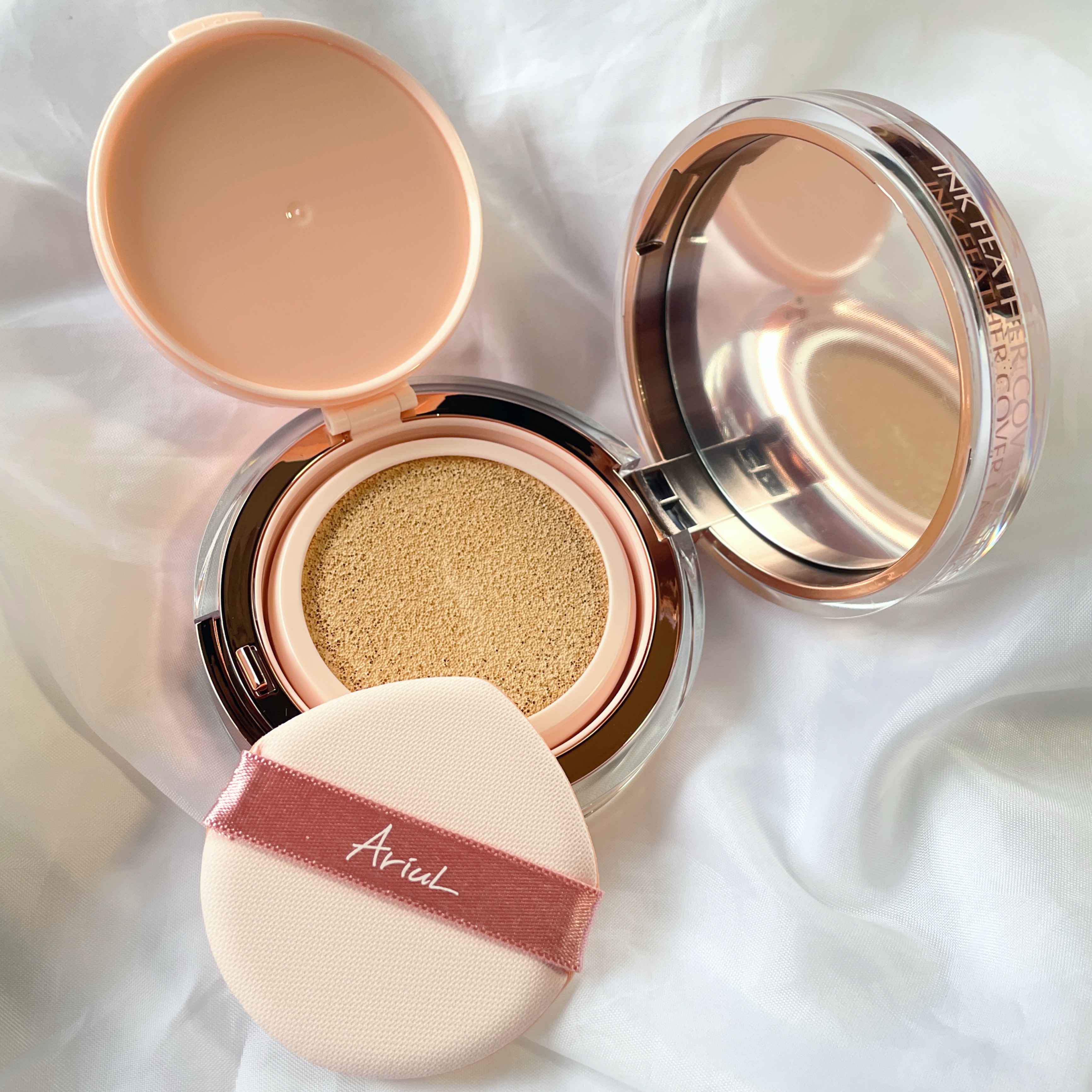 アリウル インクフェザーカバーラスティングクッション/Ariul/クッションファンデーションを使ったクチコミ（3枚目）