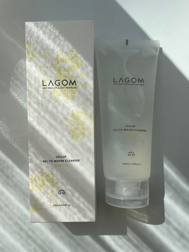 LAGOM  ジェルトゥウォーター クレンザー (MI)のクチコミ「\\LAGOM ジェルトゥウォーター クレンザー
　　　　　　　ミモザの香り//


夜のあい.....」（3枚目）