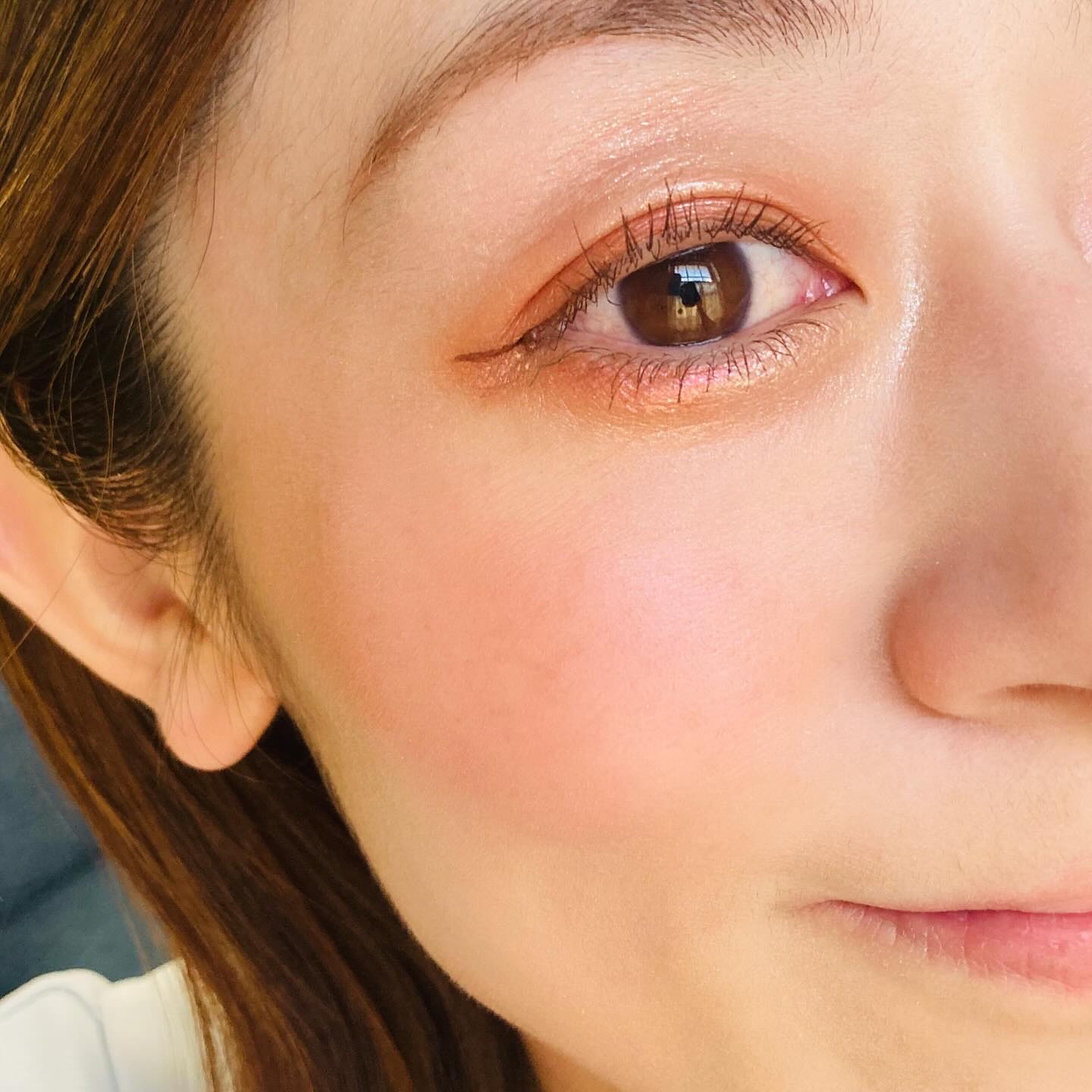 ルナソル カラーリングシアーチークス(グロウ) EX10 Allure Viola/LUNASOL/パウダーチークを使ったクチコミ（3枚目）