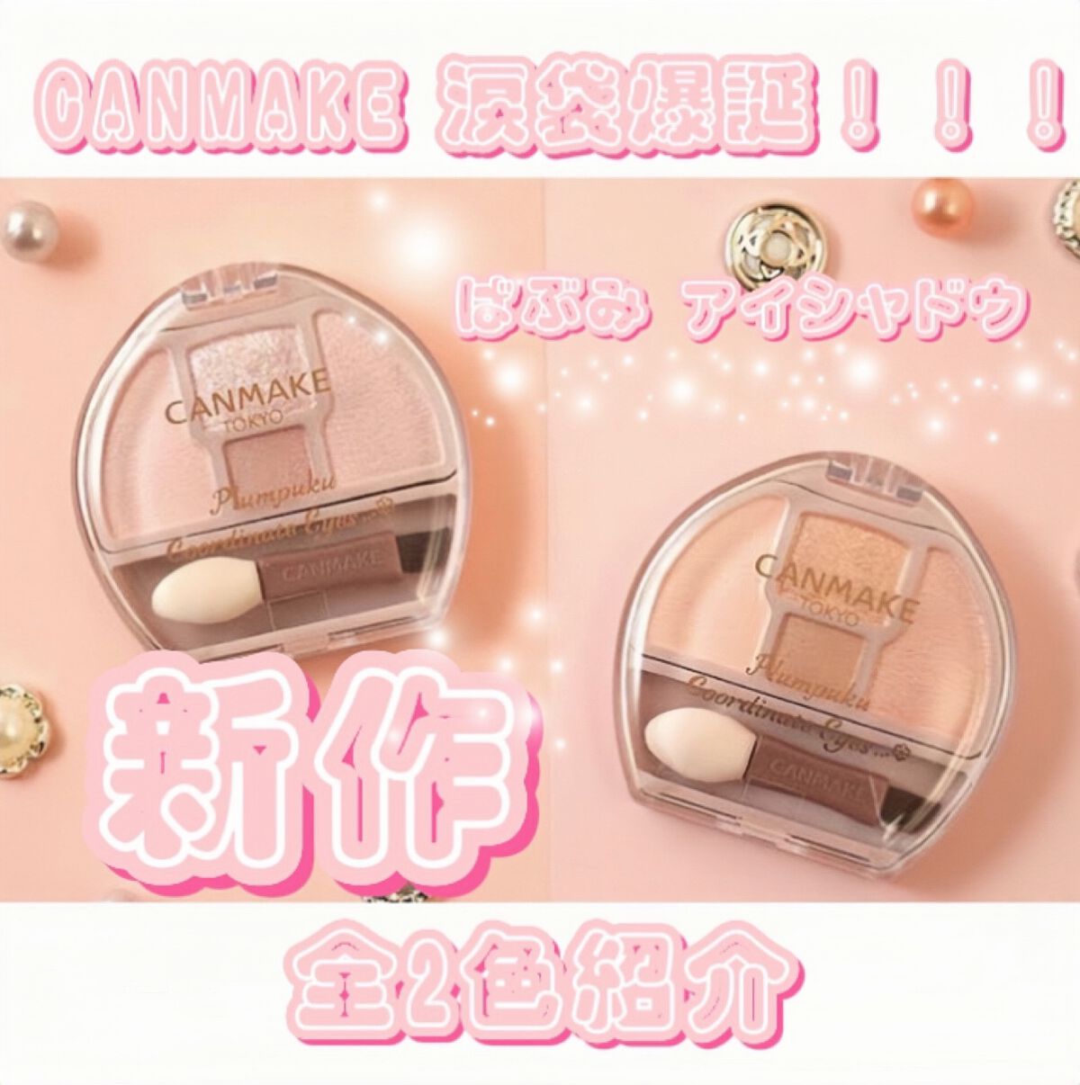 プランぷくコーデアイズ/キャンメイク/パウダーアイシャドウを使ったクチコミ(1枚目)