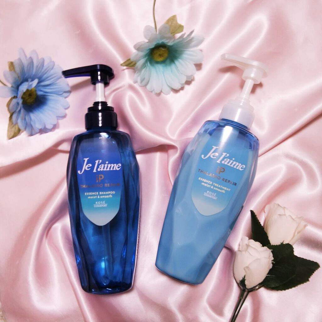 iP タラソリペア 補修美容液 シャンプー/トリートメント (モイスト&スムース)/Je l'aime/市販シャンプーを使ったクチコミ(1枚目)