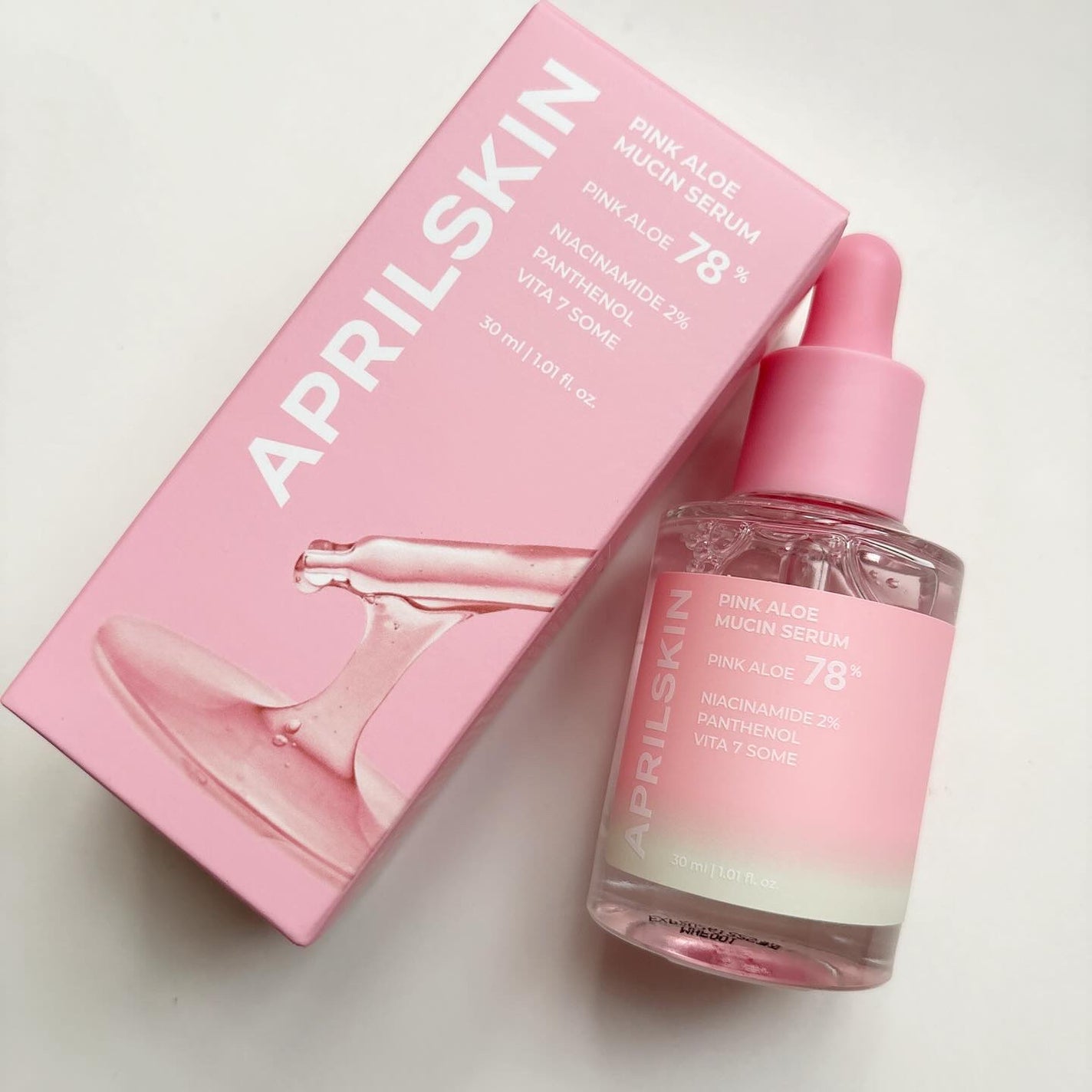 ピンクアロエムチンセラム/APRILSKIN/美容液を使ったクチコミ(1枚目)