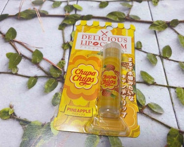 デリシャスリップクリーム Chupa Chups（チュッパチャプス） パイナップルの香り/デリシャスリップクリーム/リップケア・リップクリームを使ったクチコミ（1枚目）