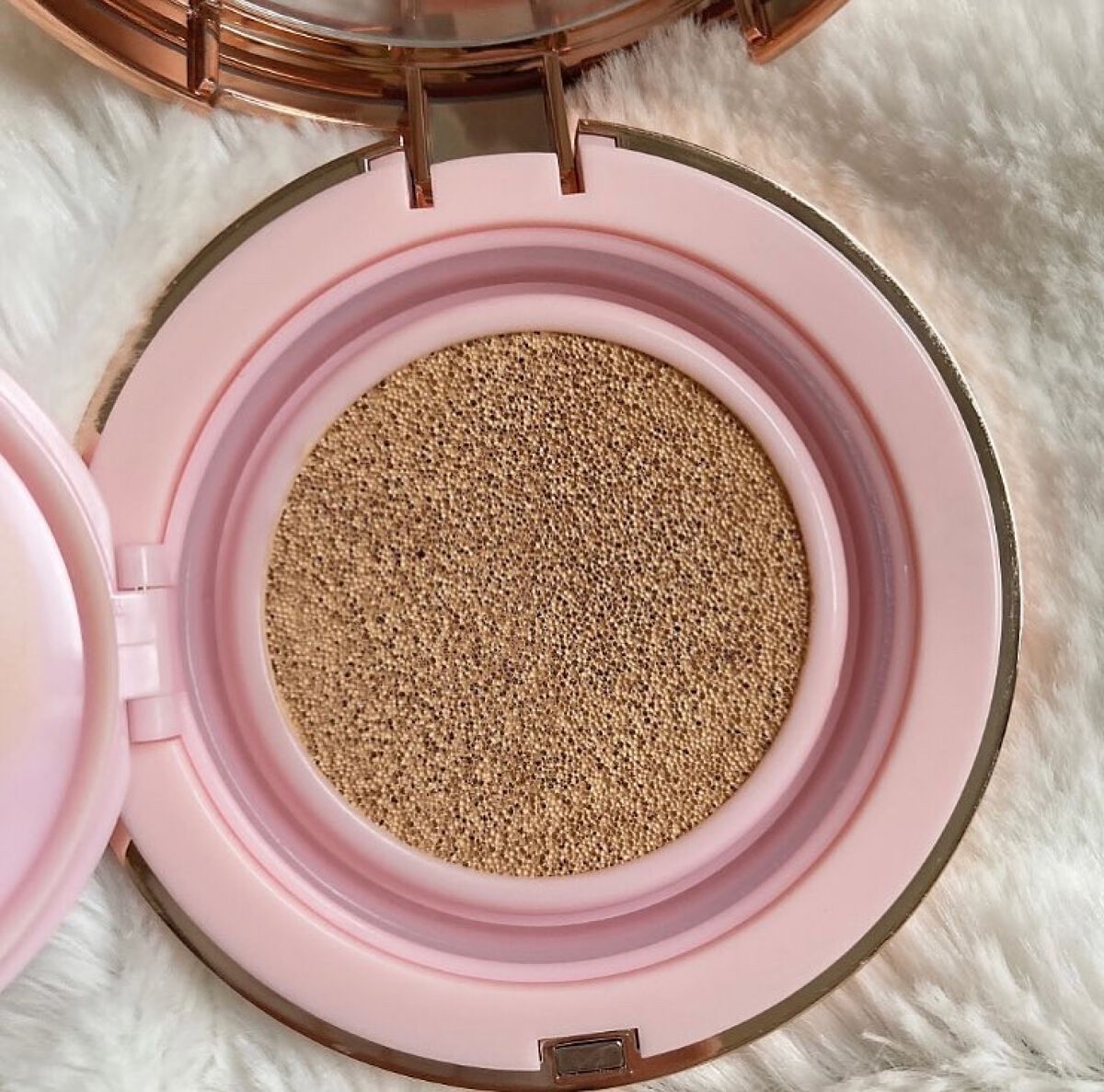 ピンクティーツリーカバークッション/APLIN/クッションファンデーションを使ったクチコミ(4枚目)