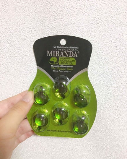 ヘアビタミン ニュートリヘアオイル/MIRANDA/ヘアオイルを使ったクチコミ(1枚目)
