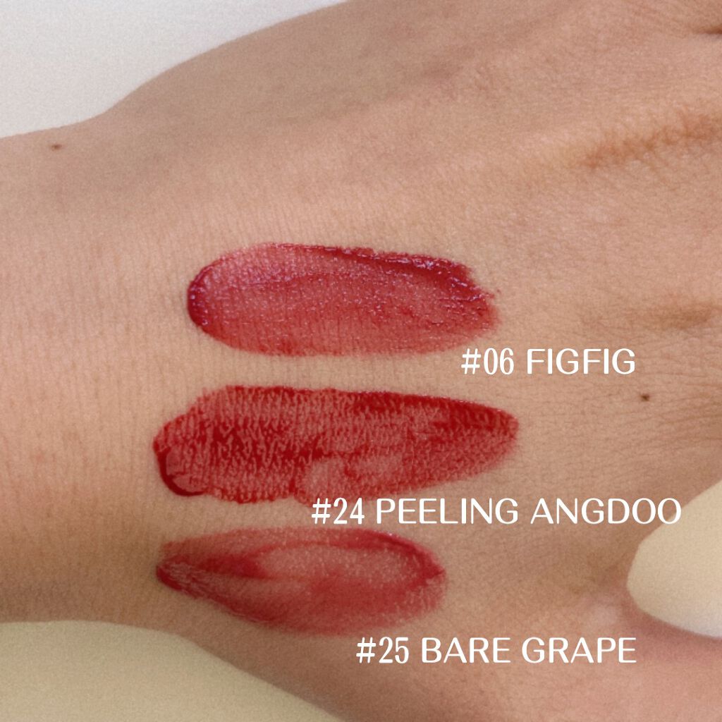 ジューシーラスティングティント/rom&nd/リップティントを使ったクチコミ(2枚目)