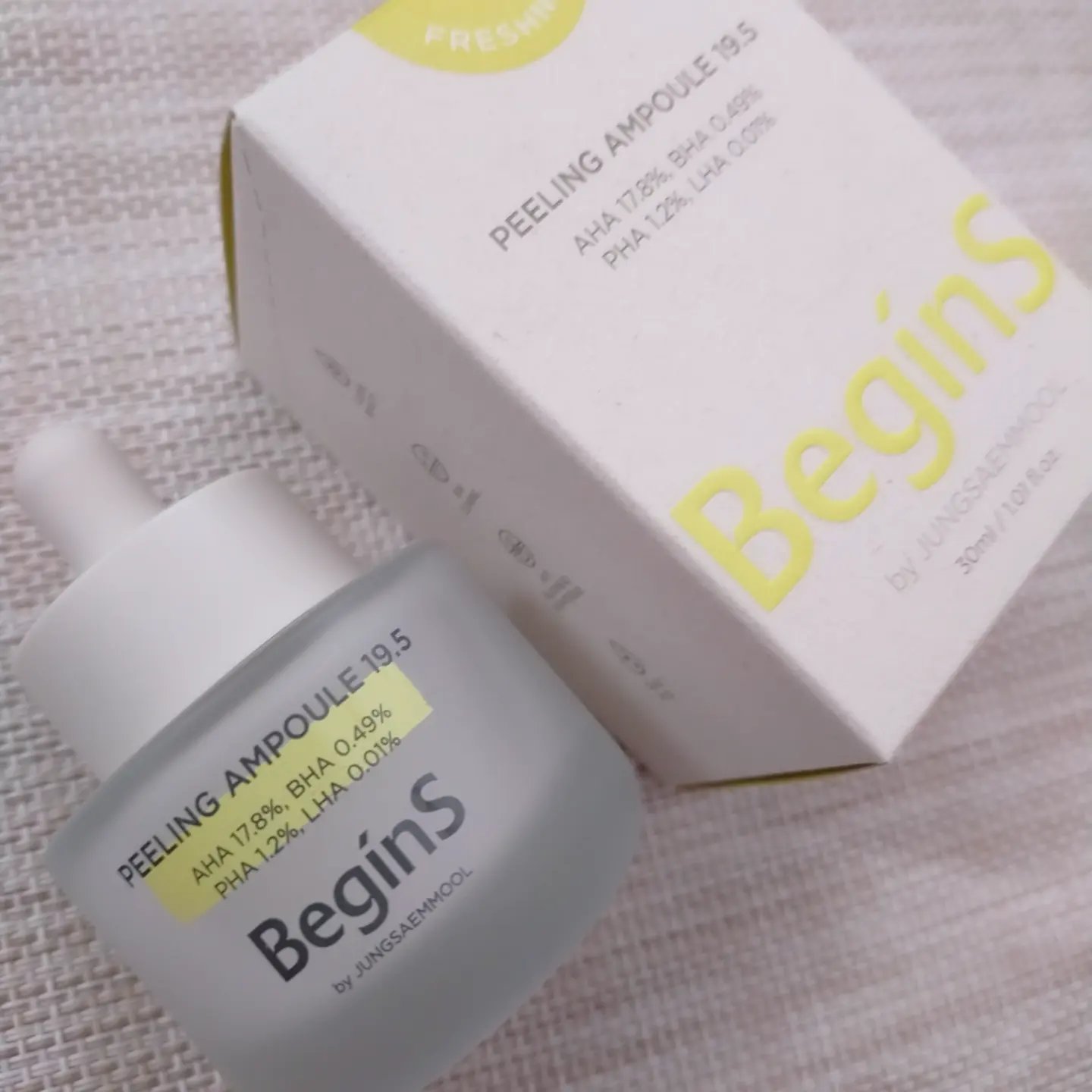 Peeling Ampoule 19.5/BeginS by JUNGSAEMMOOL/ピーリングを使ったクチコミ（1枚目）