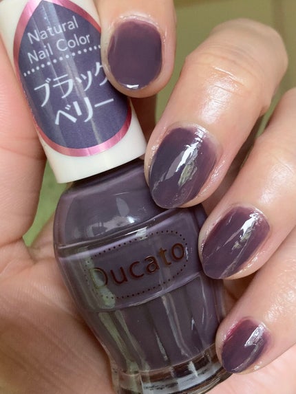 ナチュラルネイルカラーN 108 ブラックベリー/デュカート/マニキュアを使ったクチコミ(2枚目)