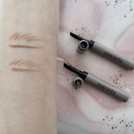 アイブロウクリームポマード/mayuota/その他アイブロウを使ったクチコミ(4枚目)