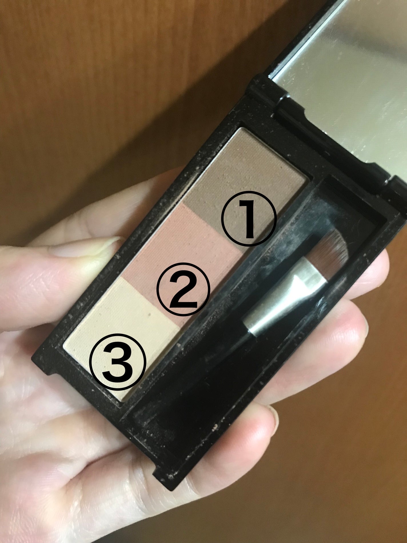 UGT アイブロウパウダー/U R GLAM/パウダーアイブロウを使ったクチコミ(2枚目)