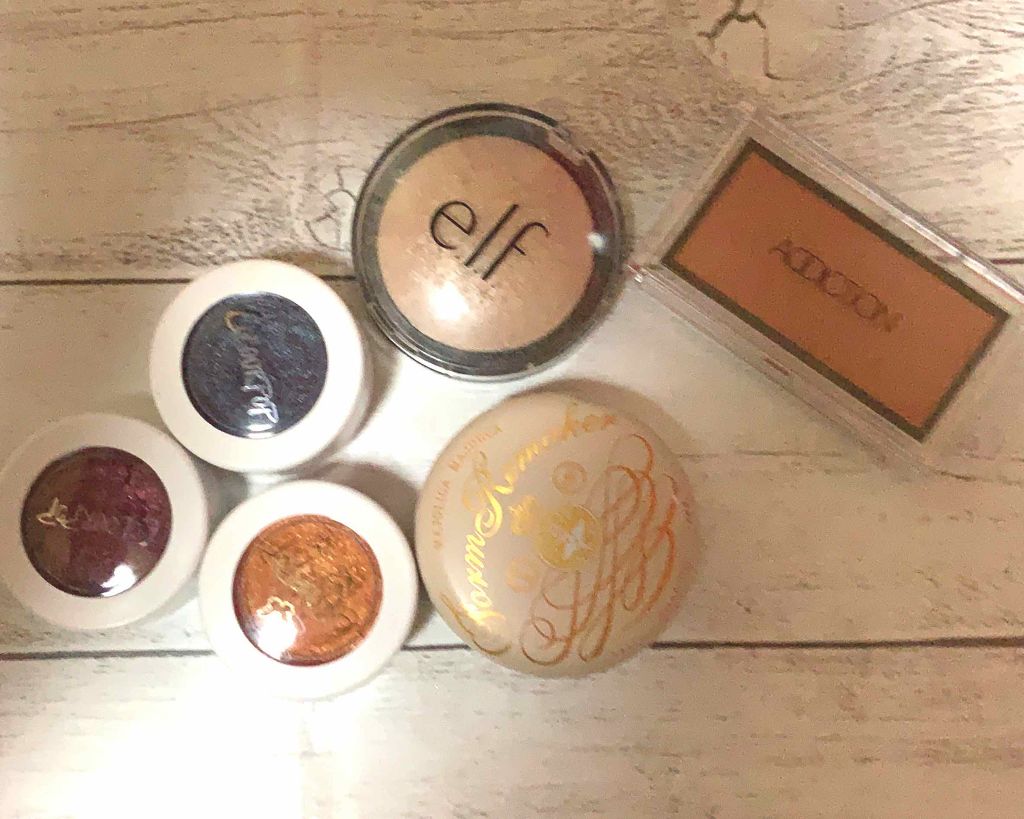 ベイクドハイライター/e.l.f. Cosmetics/パウダーハイライトを使ったクチコミ（3枚目）