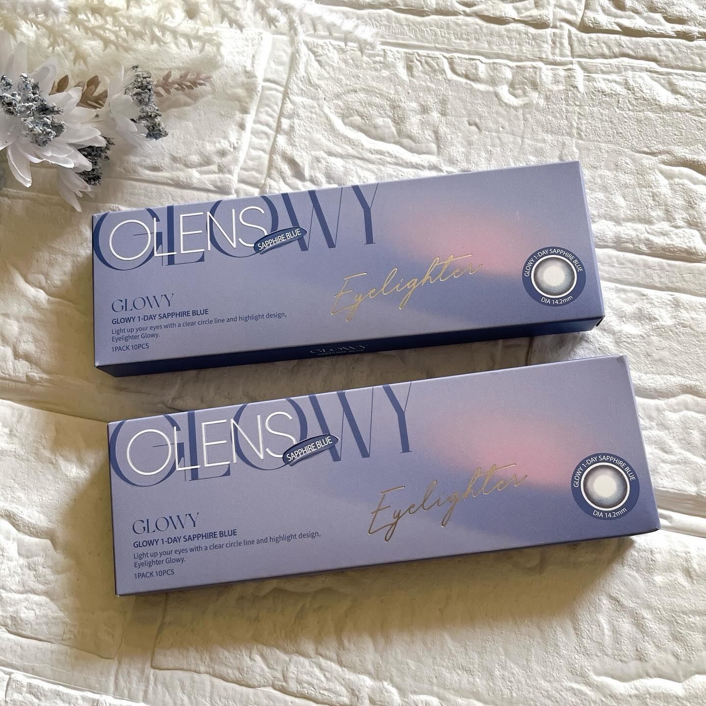 Glowy 1day/OLENS/ワンデー（１DAY）カラコンを使ったクチコミ（2枚目）