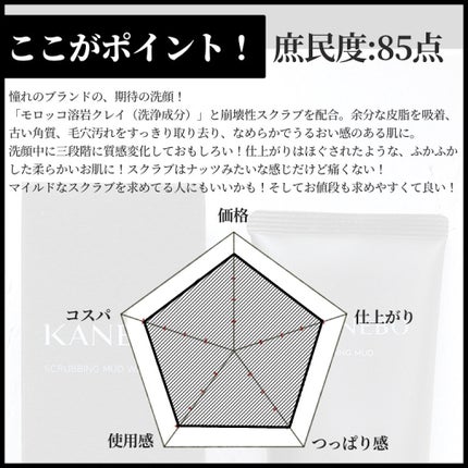 スクラビング マッド ウォッシュ/KANEBO/洗顔フォームを使ったクチコミ(3枚目)