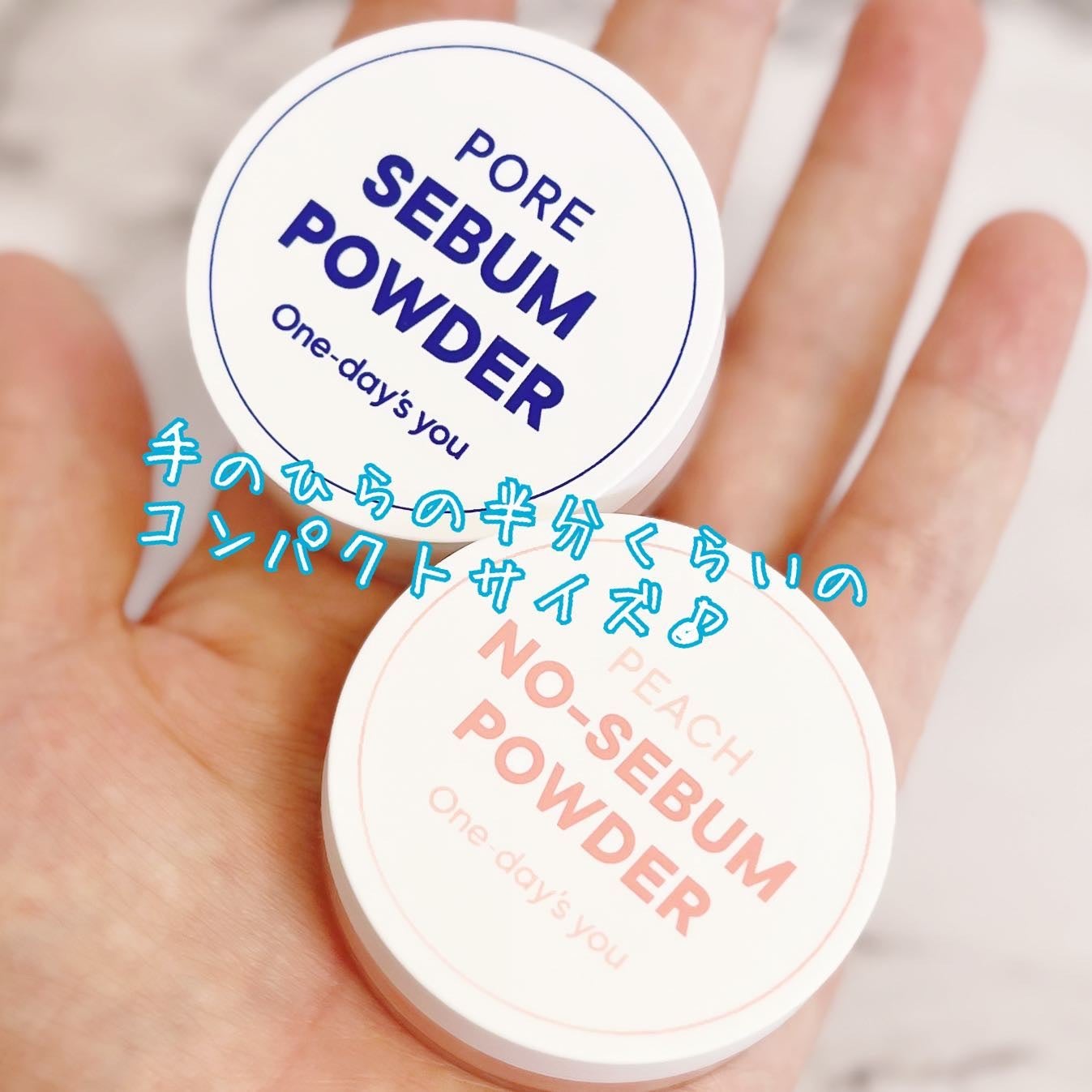 ポアセバムパウダー/One-day's you/ルースパウダーを使ったクチコミ(2枚目)