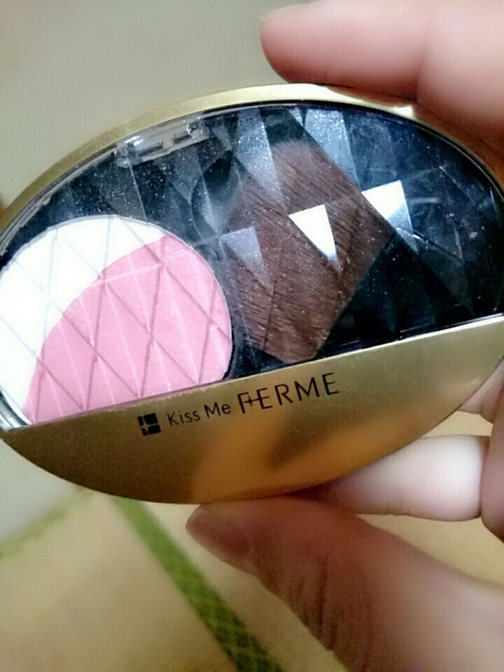 立体感アップチーク/キスミー フェルム/パウダーチークを使ったクチコミ(1枚目)