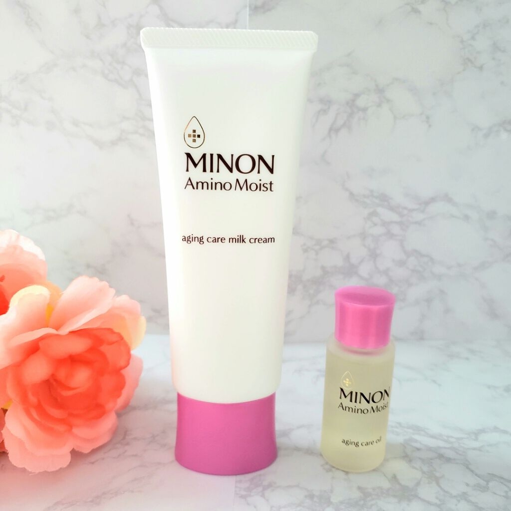 アミノモイスト エイジングケア ミルククリーム/ミノン/フェイスクリームを使ったクチコミ(1枚目)