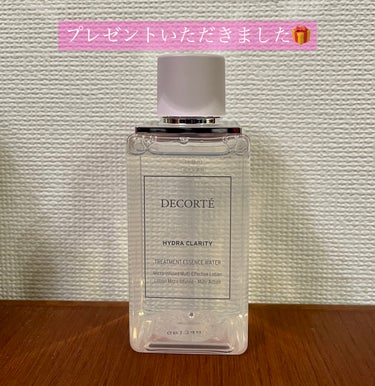 ❁﻿DECORTÉ❁﻿
イドラクラリティ　薬用 トリートメント エッセンス ウォーター 医薬部外品

コスメデコルテさんより、またプレゼント頂いちゃいました🎁
前々から気になっていた化粧水だったので嬉し