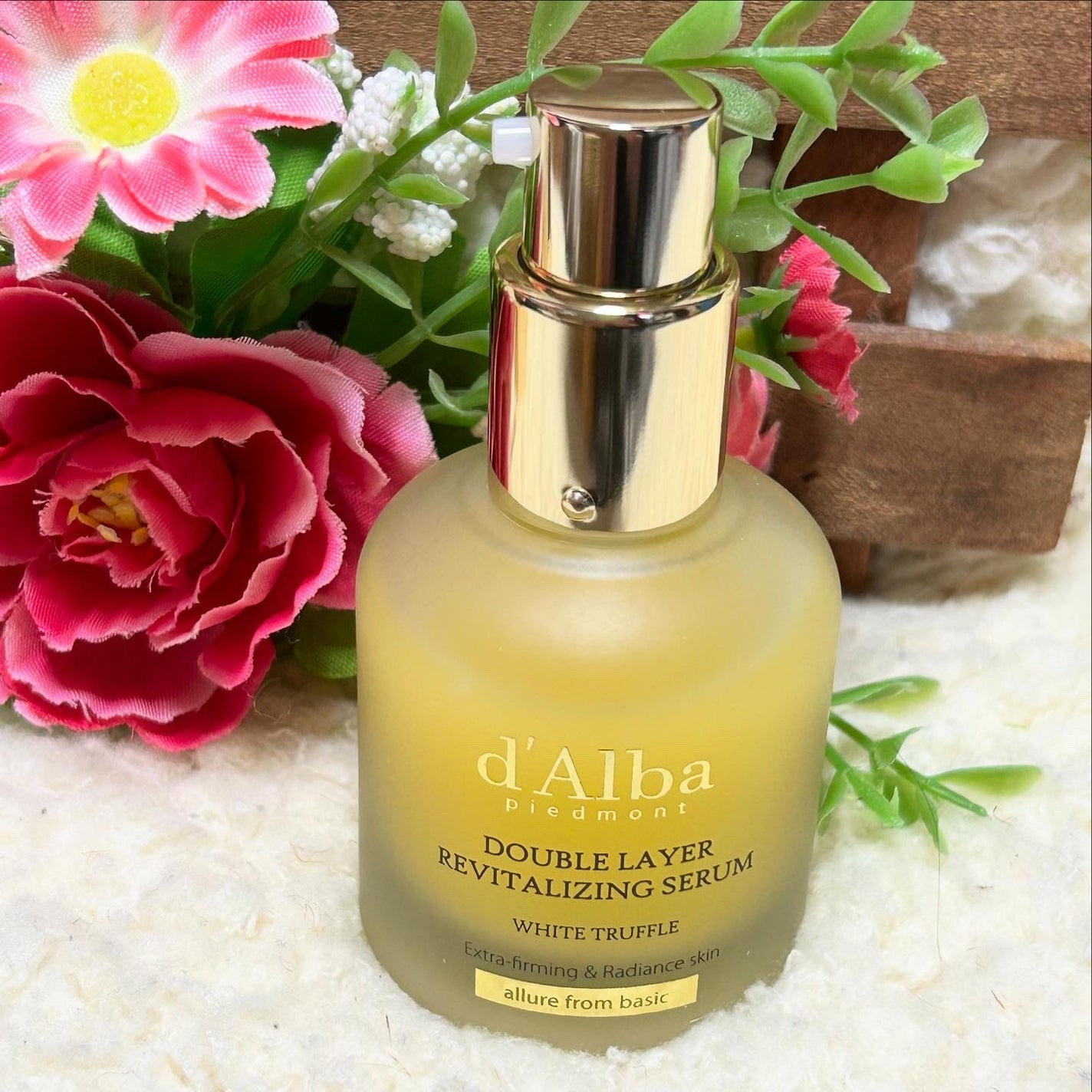 ホワイトトリュフダブルレイヤーリバイタライジングセラム/ダルバ/美容液を使ったクチコミ(1枚目)