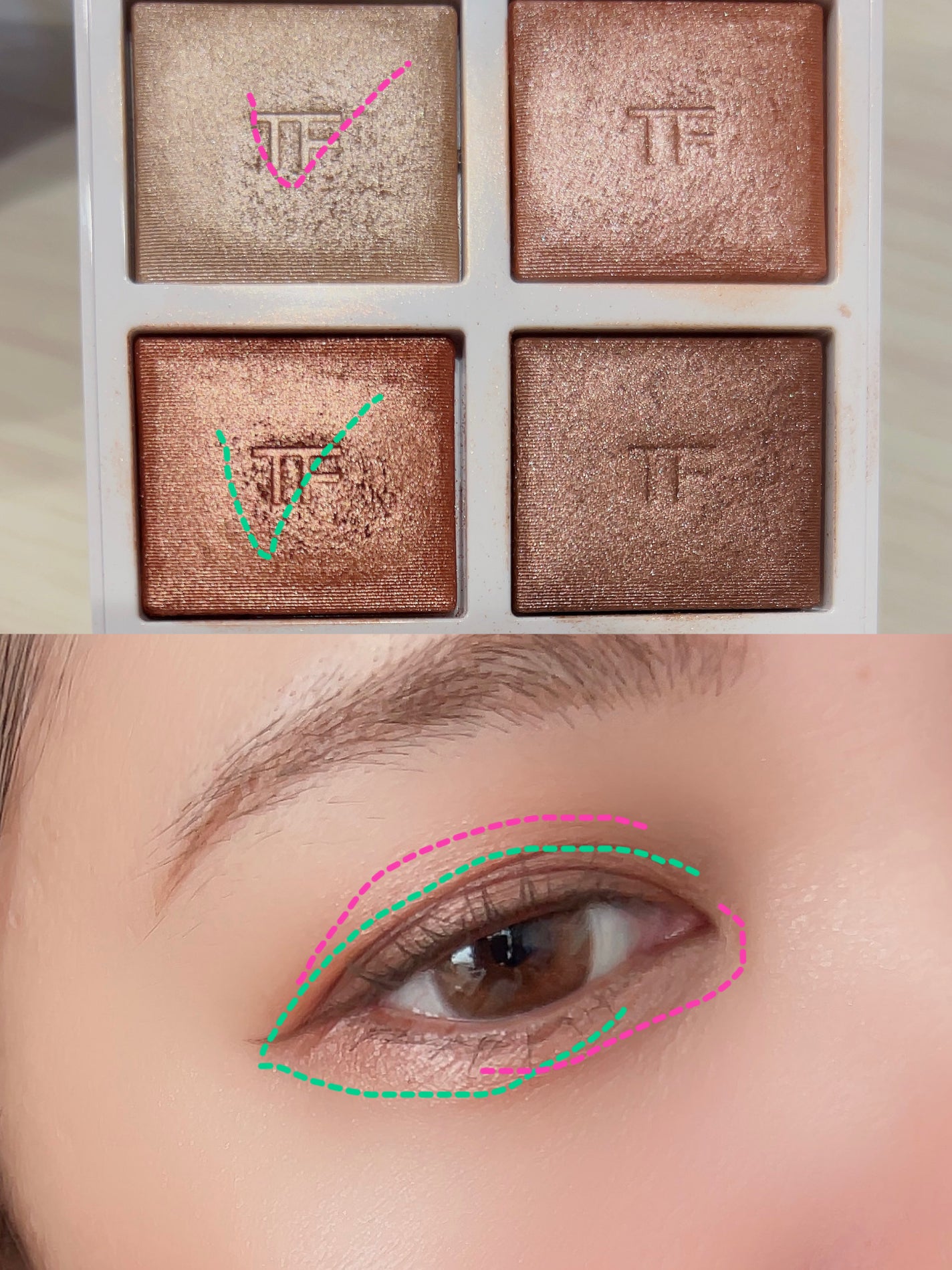ソレイユ アイ カラー クォード/TOM FORD BEAUTY/アイシャドウパレットを使ったクチコミ(5枚目)