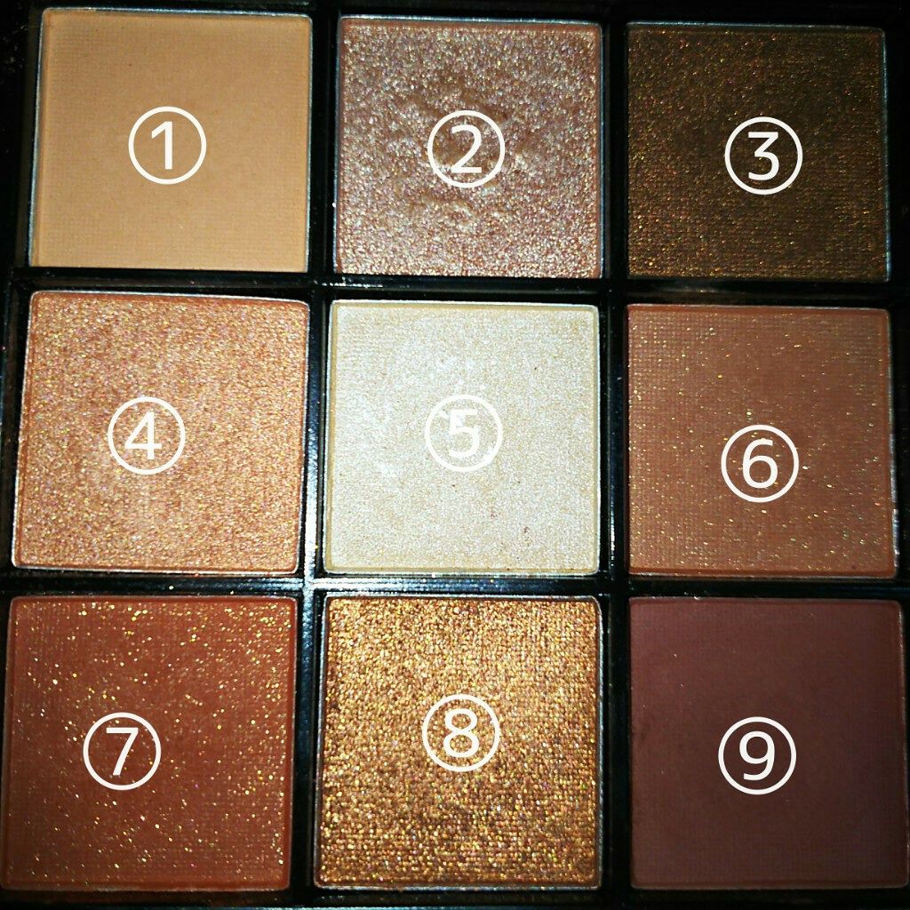 UR GLAM BLOOMING EYE COLOR PALETTE/U R GLAM/アイシャドウパレットを使ったクチコミ(2枚目)