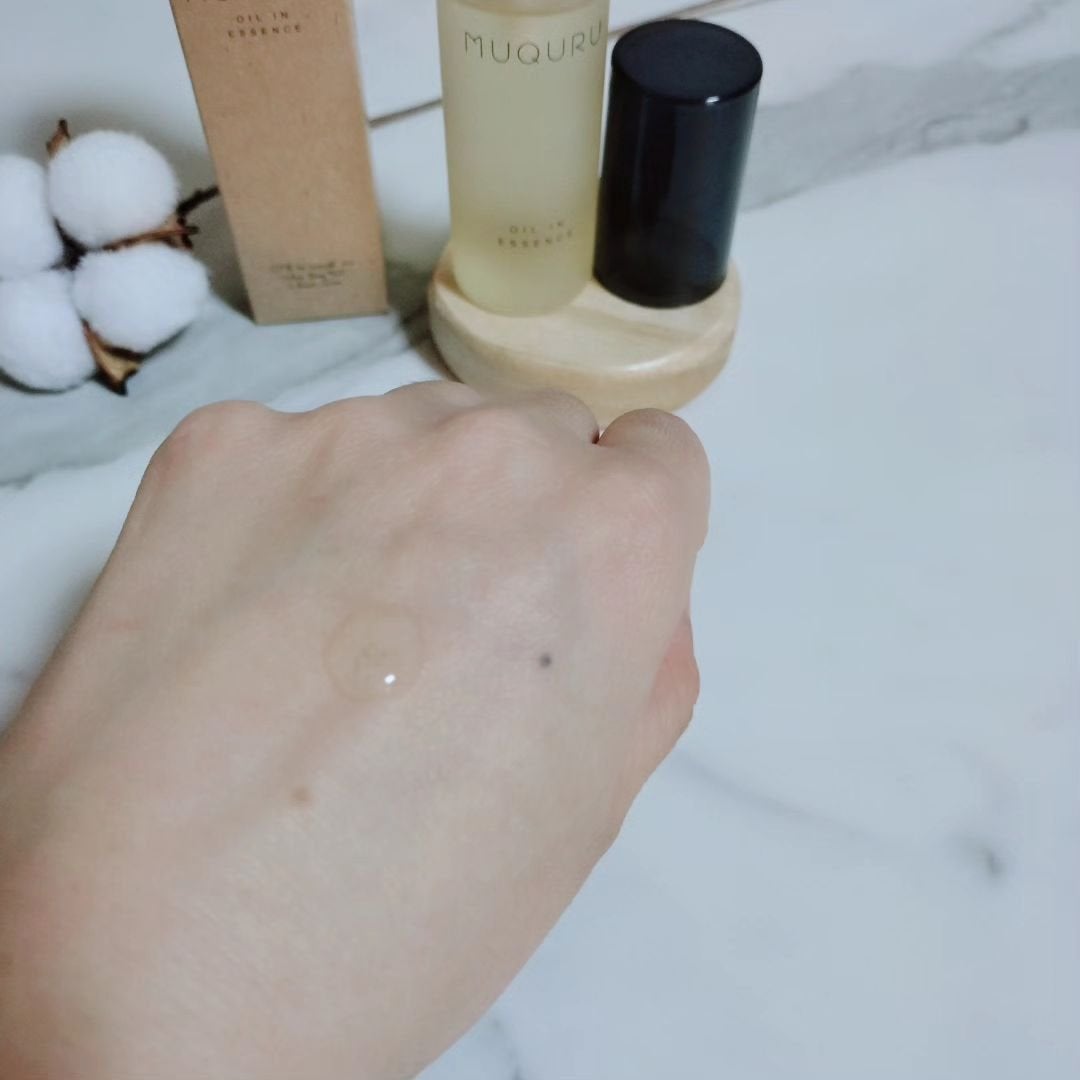 オイルインエッセンス/MUQURU/ブースター・導入液を使ったクチコミ(4枚目)
