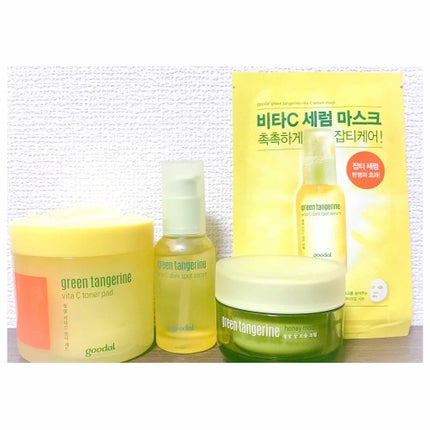 グリーンタンジェリン ビタC ダークスポットケアセラム/goodal/美容液を使ったクチコミ(1枚目)