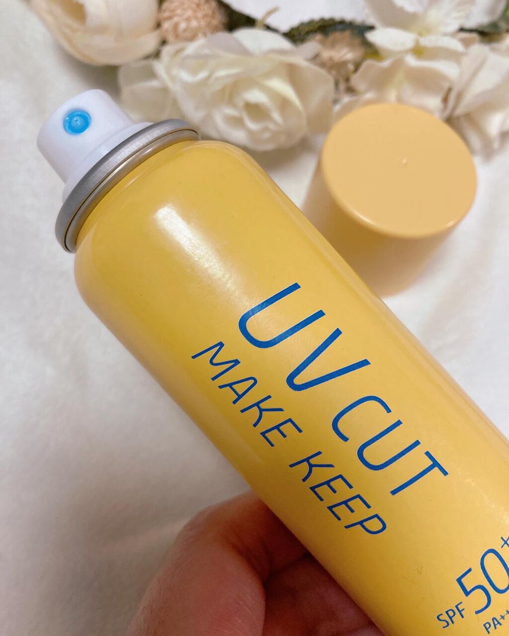 UVカット＆メイクキープスプレー+ /shushupa!/日焼け止めミスト・スプレーを使ったクチコミ（2枚目）