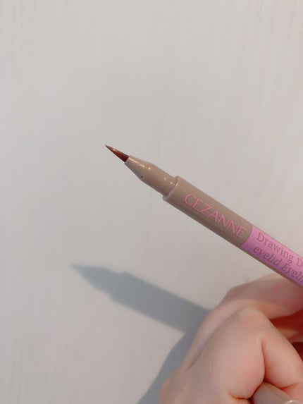 描くふたえアイライナー/CEZANNE/リキッドアイライナーを使ったクチコミ(3枚目)